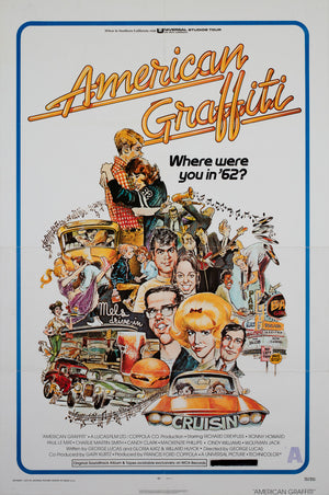 American Graffiti 1973 US 1 Sheet Film Poster, Drucker