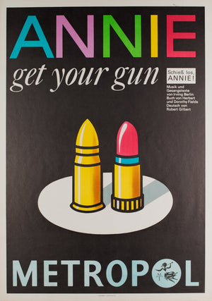 Annie Get Your Gun 1978 East German Theatre Poster