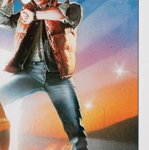 Back to the Future 1985 US 1 Sheet Film Movie Poster, Struzan - detail