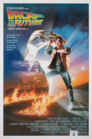 Back to the Future 1985 US 1 Sheet Film Movie Poster, Struzan