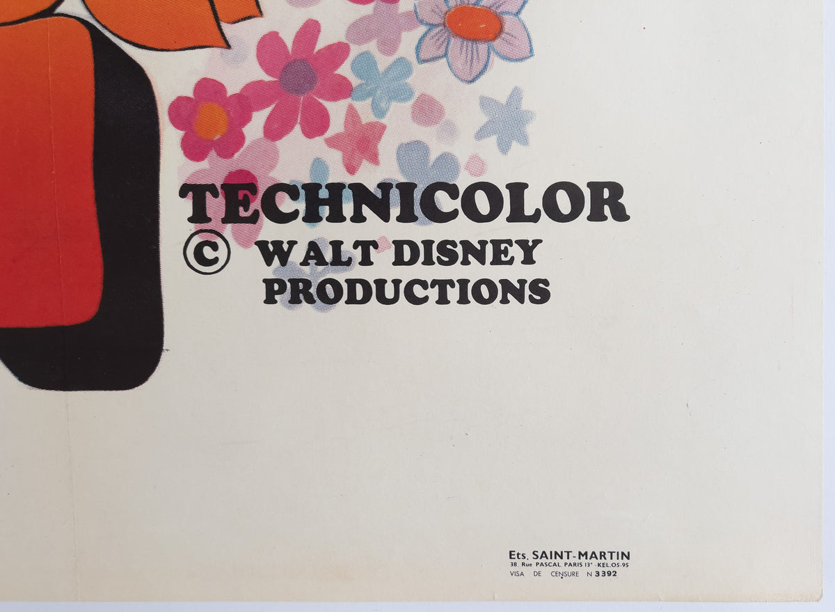 Bambi 1960s French Grande Film Poster