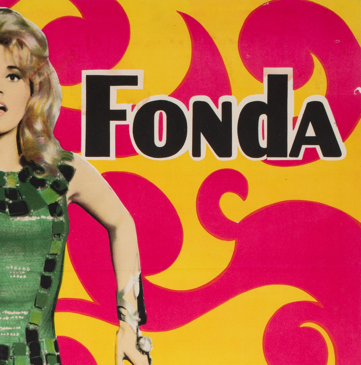 Barbarella 1968 Argentinian 1 Sheet Film Poster - detail