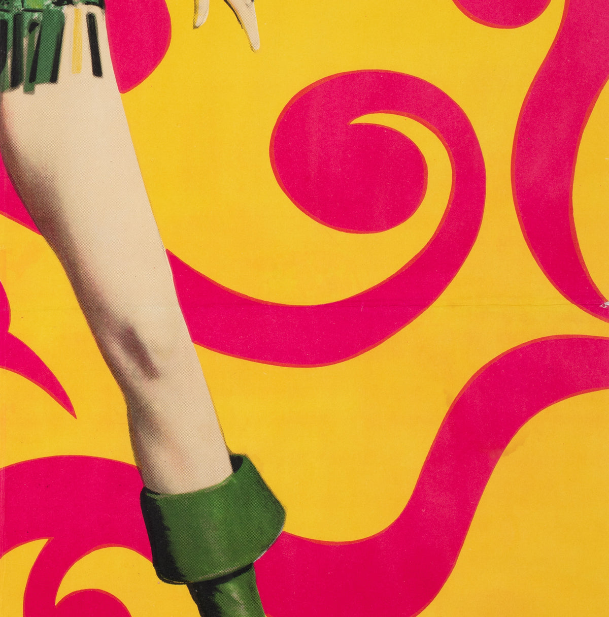 Barbarella 1968 Argentinian 1 Sheet Film Poster - detail