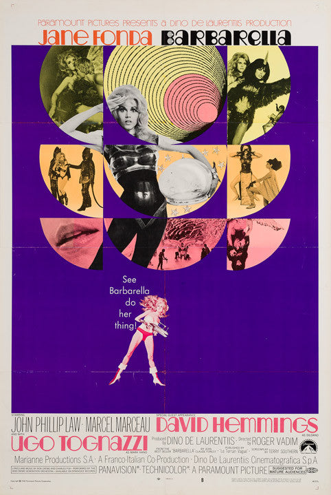 Barbarella 1968 US 1 Sheet Style B Film Poster
