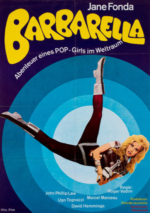 Barbarella R1973 German 1 Sheet Film Poster