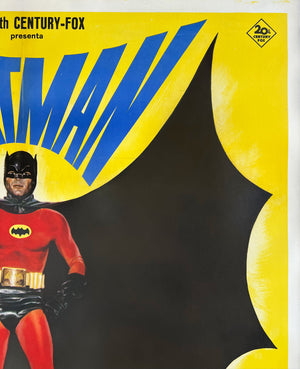 Batman 1966 Italian 2 Foglio Film Poster - detail