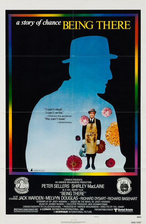 Being There 1979 Original vintage US 1 sheet style B film movie poster Peter Sellers