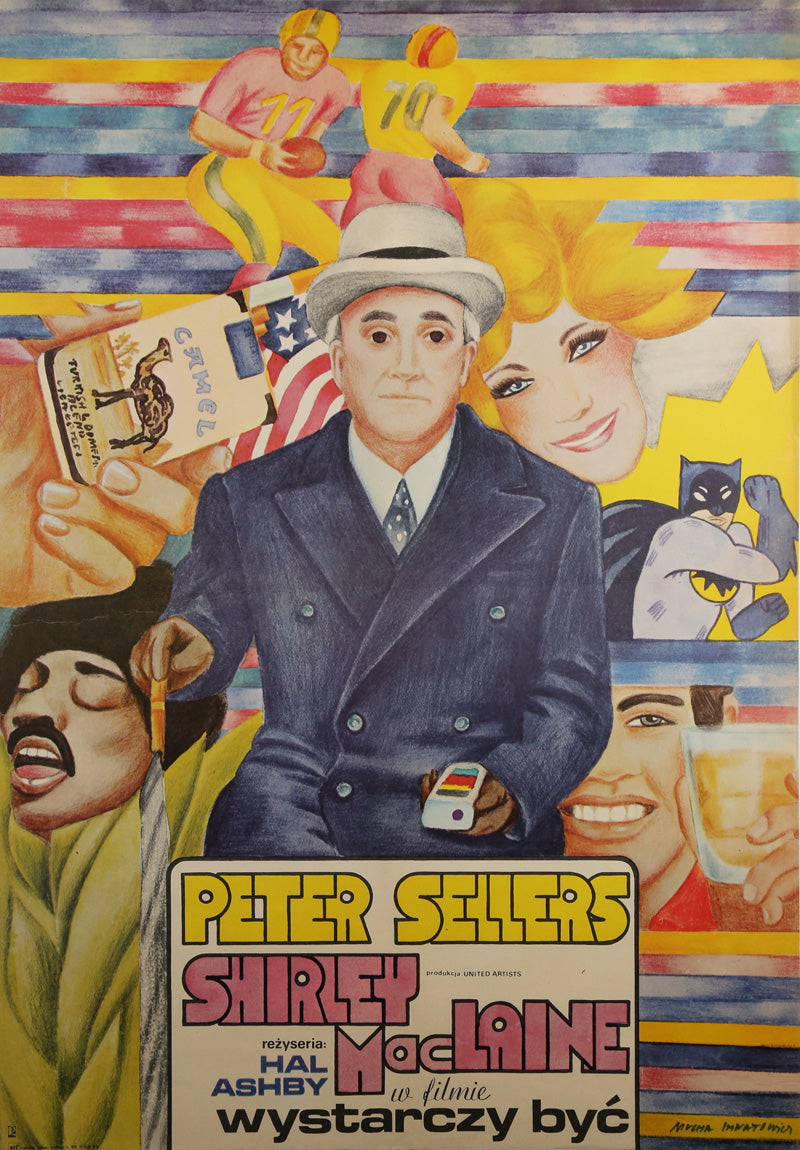 Being There 1982 Polish B1 Film Original Movie Poster