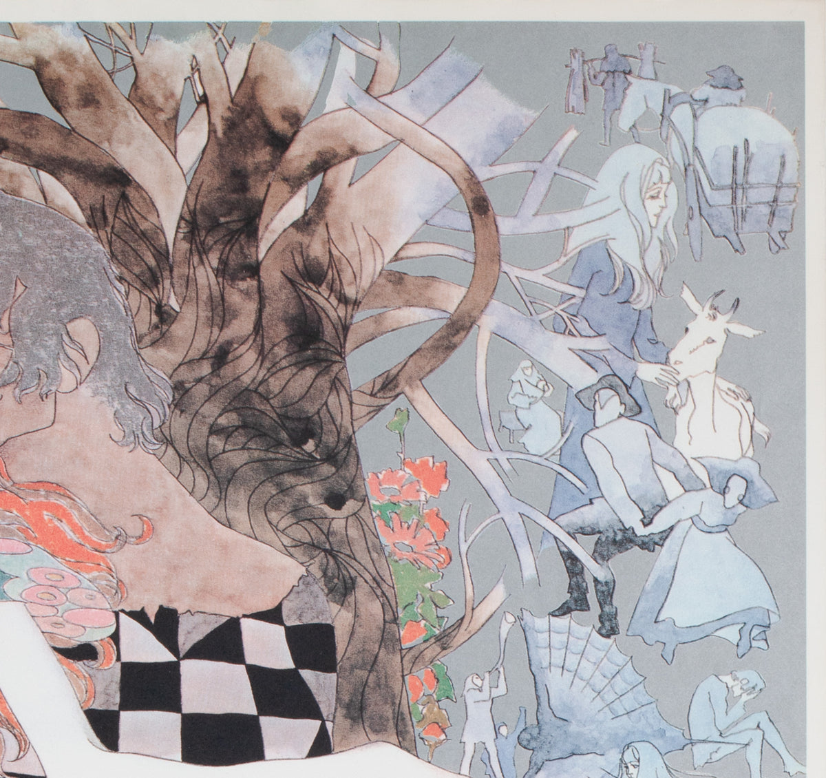 Belladonna of Sadness 1973 Japanese B2 Film Poster - detail