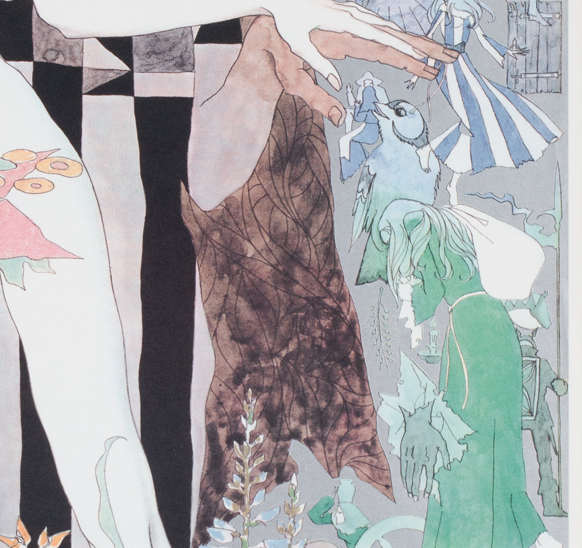 Belladonna of Sadness 1973 Japanese B2 Film Poster - detail