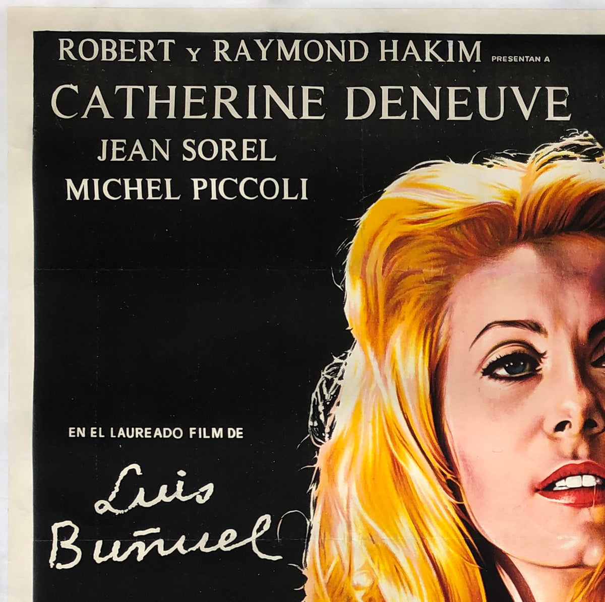 Belle de Jour 1967 Argentinian 2 Sheet Film Poster, Bloise - detail