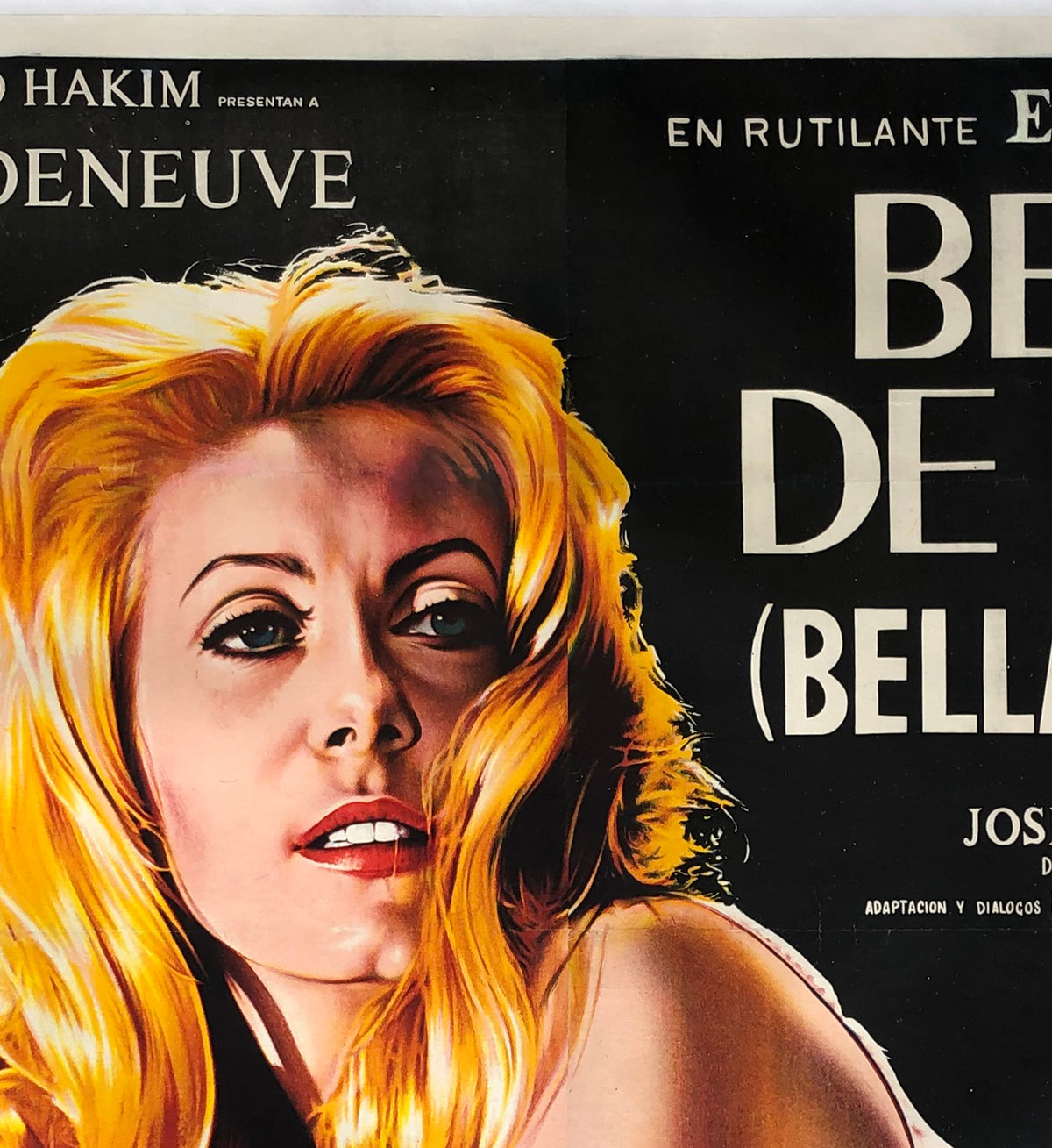 Belle de Jour 1967 Argentinian 2 Sheet Film Poster, Bloise - detail