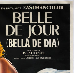 Belle de Jour 1967 Argentinian 2 Sheet Film Poster, Bloise - detail