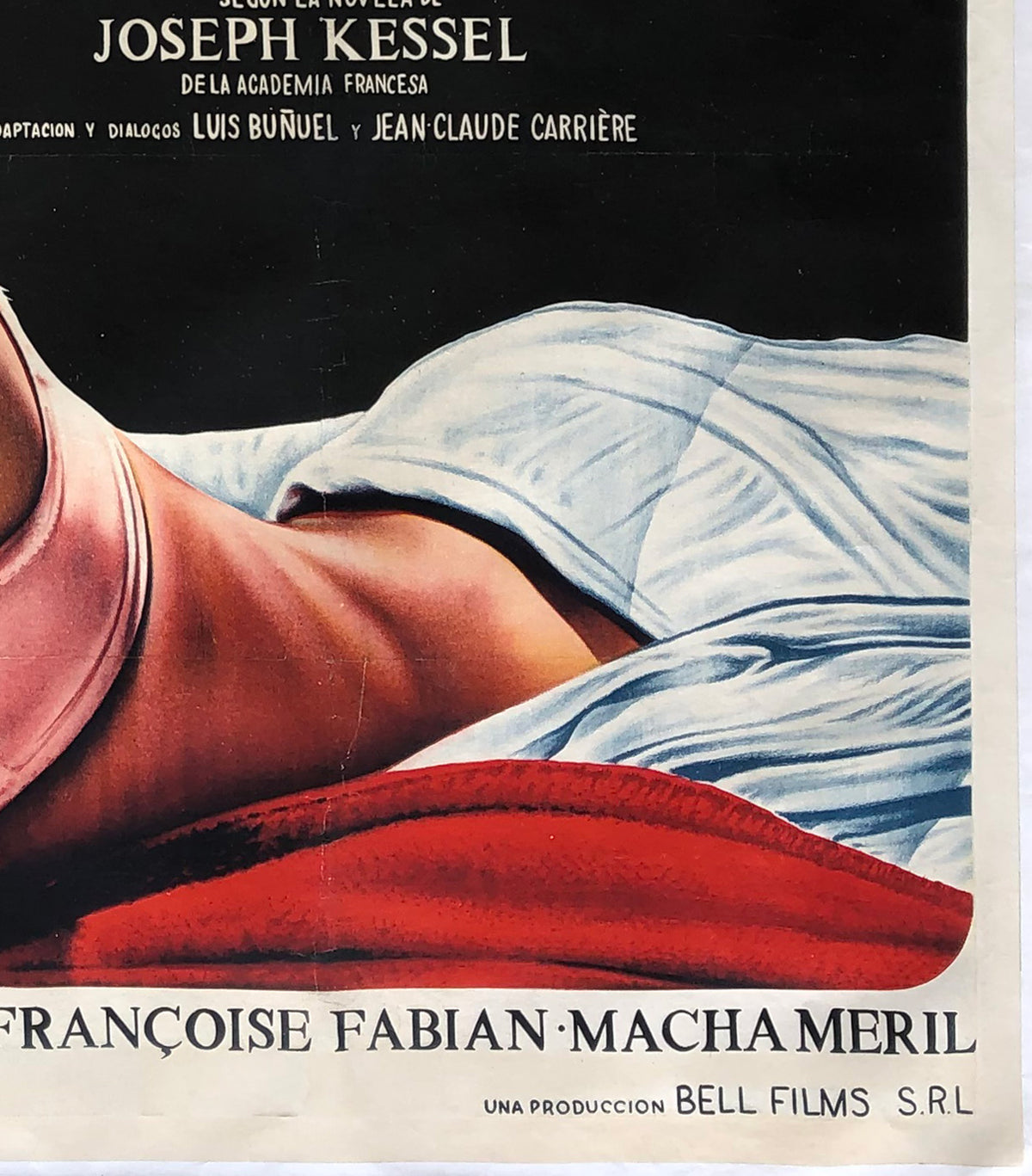 Belle de Jour 1967 Argentinian 2 Sheet Film Poster, Bloise - detail