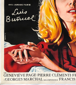 Belle de Jour 1967 Argentinian 2 Sheet Film Poster, Bloise - detail