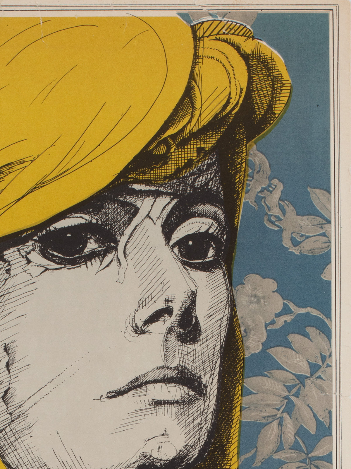 Belle de Jour 1970 Czech A3 Film Poster, Machalek - detailBelle de Jour 1970 Czech A3 Film Poster, Machalek - detail