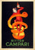 Bitter Campari 1921 Vintage Italian Alcohol Advertising Poster, Leonetto Cappiello
