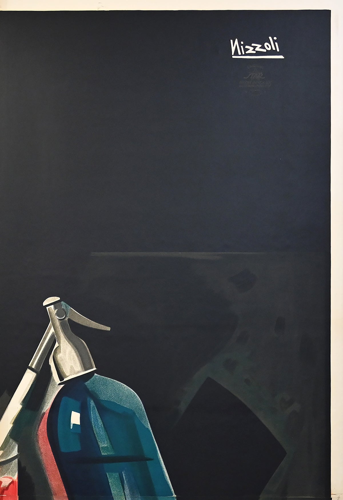 Bitter Campari 1926 Vintage Italian Alcohol Aperitif Poster, Marcello Nizzoli - detail