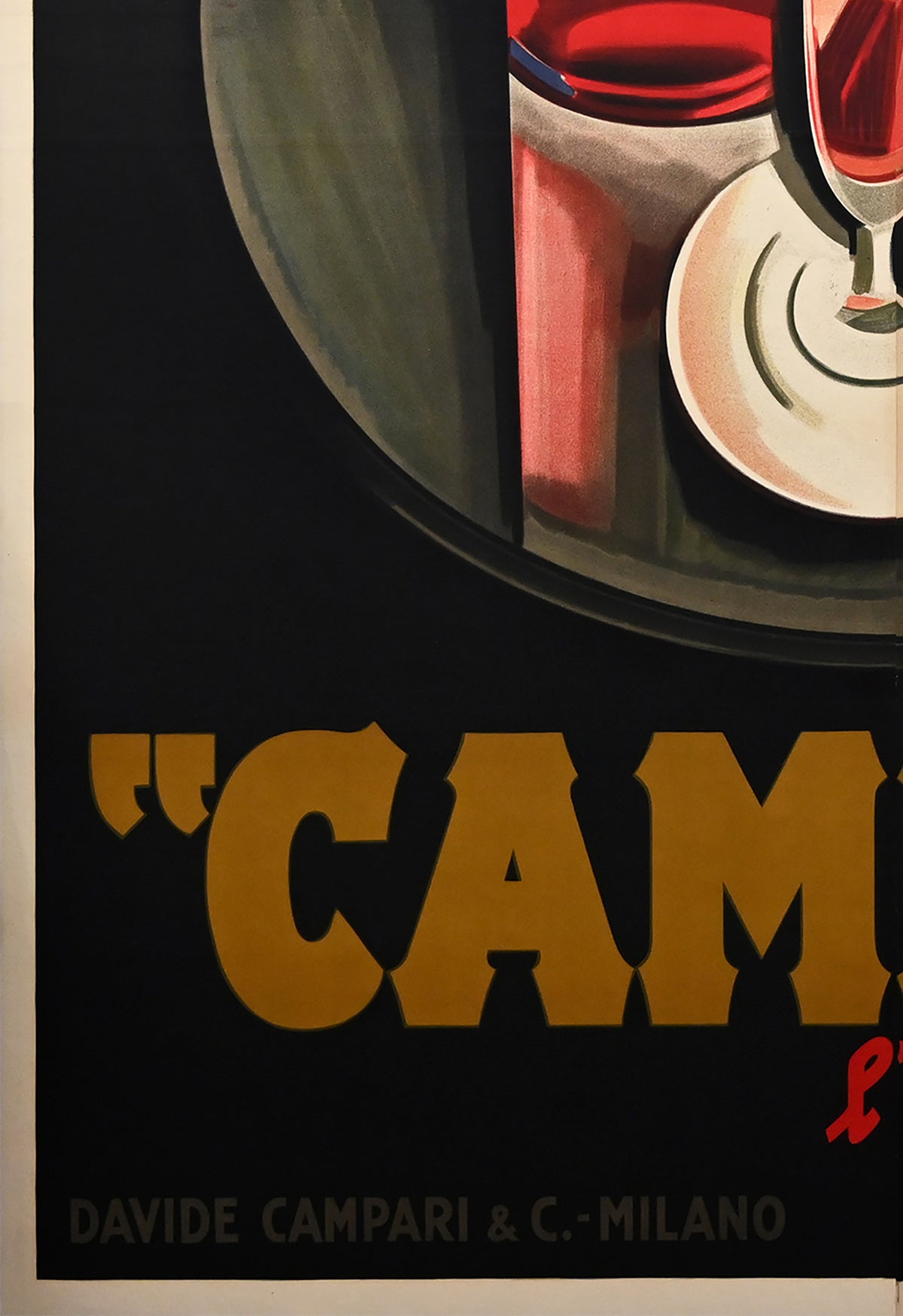 Bitter Poster Bitter Campari 1926 Vintage Italian Alcohol Poster, Marcello Nizzoli ...