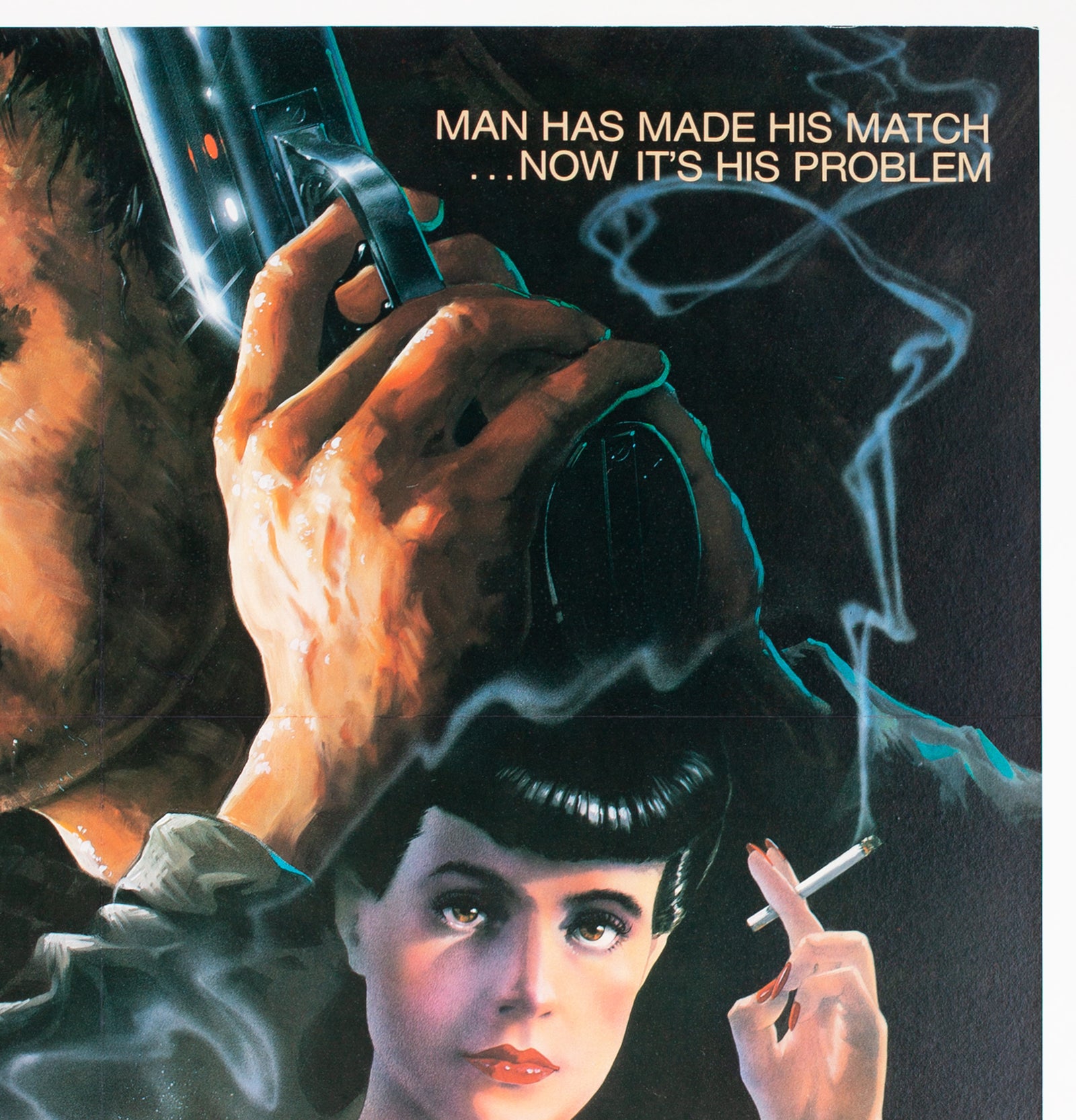 Blade Runner 1982 US 1 Sheet Film Poster, Alvin - detail