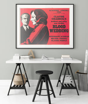 Blood Wedding 1973 Academy Cinema UK Quad Film Poster, Strausfeld