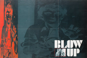 Blow-up 1967 UK Special Promotional Film Poster - reverse