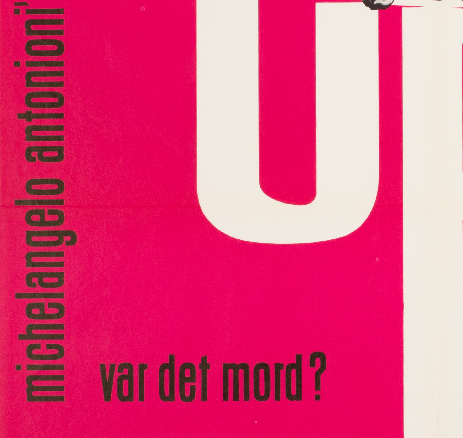 Blow-up 1967 Danish 1 Sheet Film Poster, Stevenov - detail