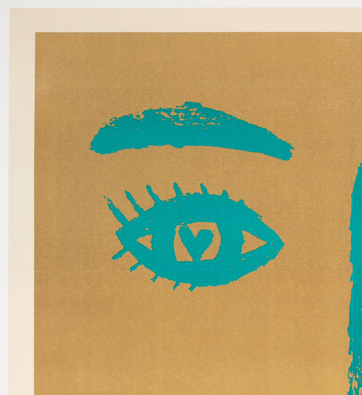 Bonjour Tristesse 1958 US 1 Sheet original film movie poster Bass - detail