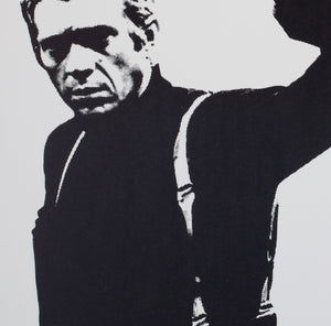 Bullitt 1968 German A1 Film Poster, Scharl - detail