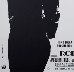 Bullitt 1968 German A1 Film Poster, Scharl - detail