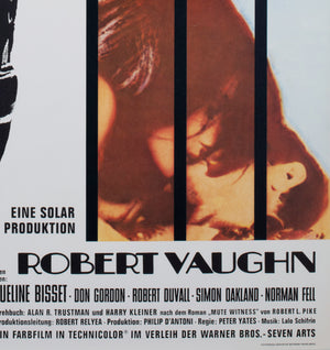 Bullitt 1968 German A1 Film Poster, Scharl - detail