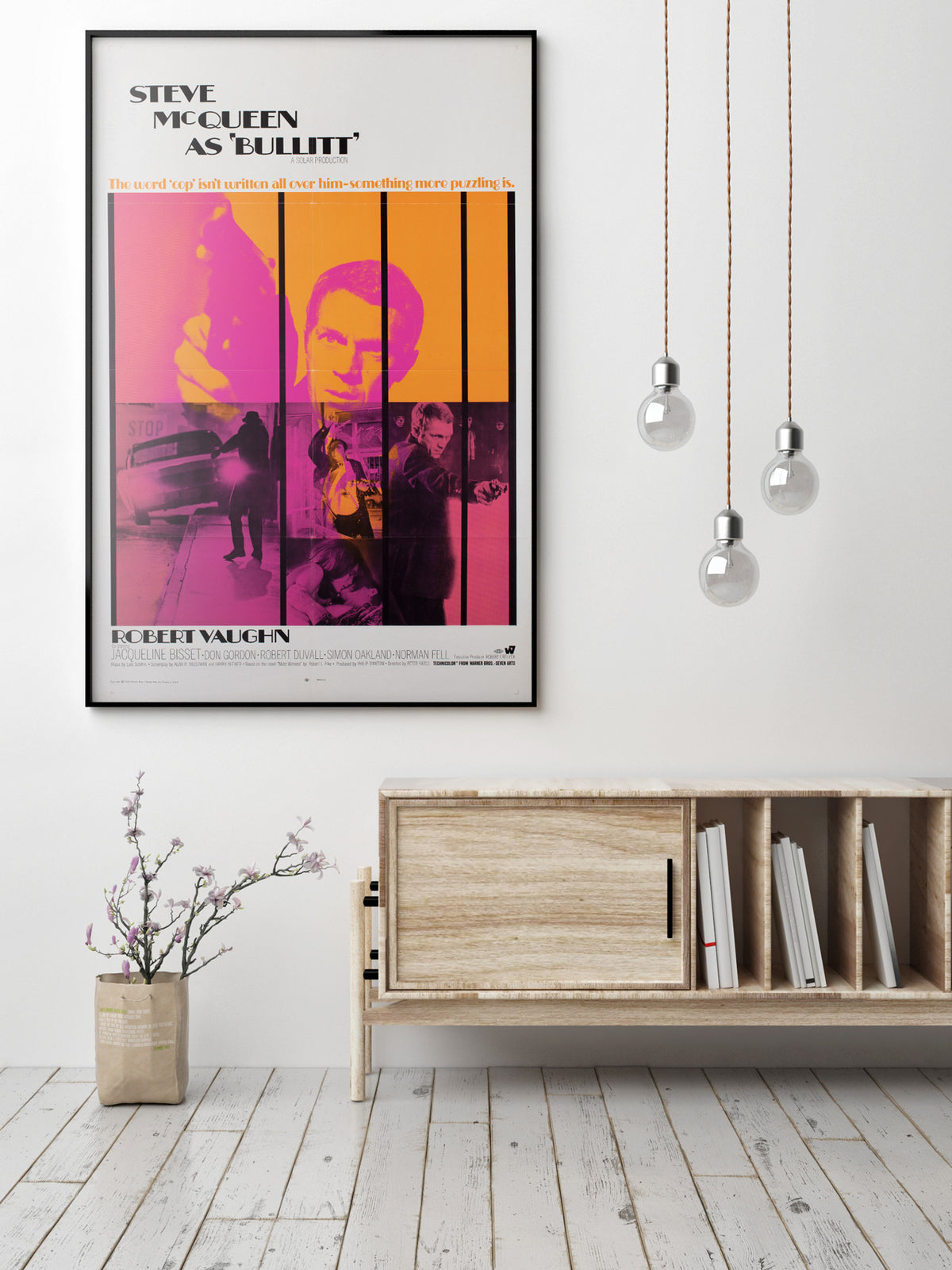 Bullitt 1968 US International 1 Sheet Film Movie Poster, Steve McQueen