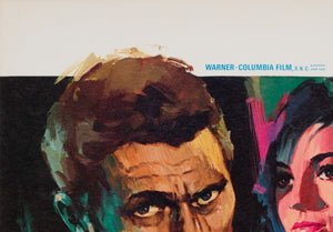 Bullitt R1970s Belgian Film Movie Poster, Raymond Elseviers - detail