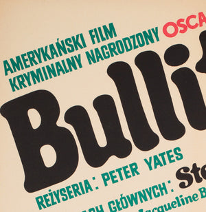 Bullitt 1971 Polish A1 Film Poster, Stachurski - detailed