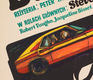 Bullitt 1971 Polish A1 Film Poster, Stachurski - detailed