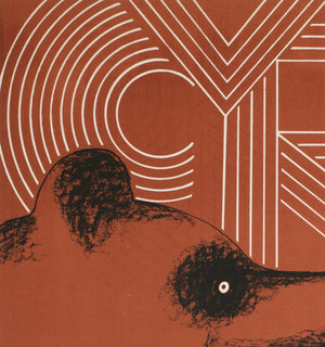 Polish CYRK Poster - Hugging Bears 1971, Gorka - detail