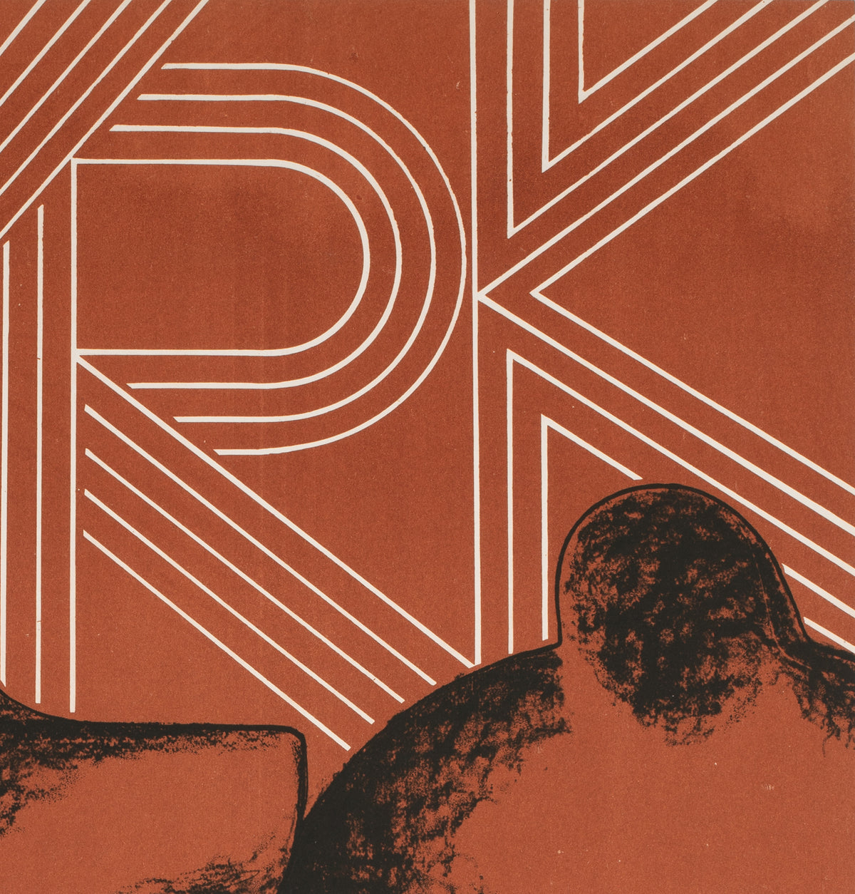 Polish CYRK Poster - Hugging Bears 1971, Gorka - detail