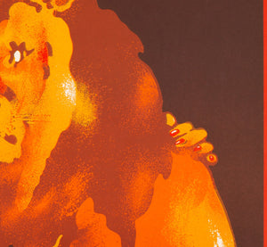 CYRK Lion Lovers 1975 Polish Circus Poster, Swierzy - detail