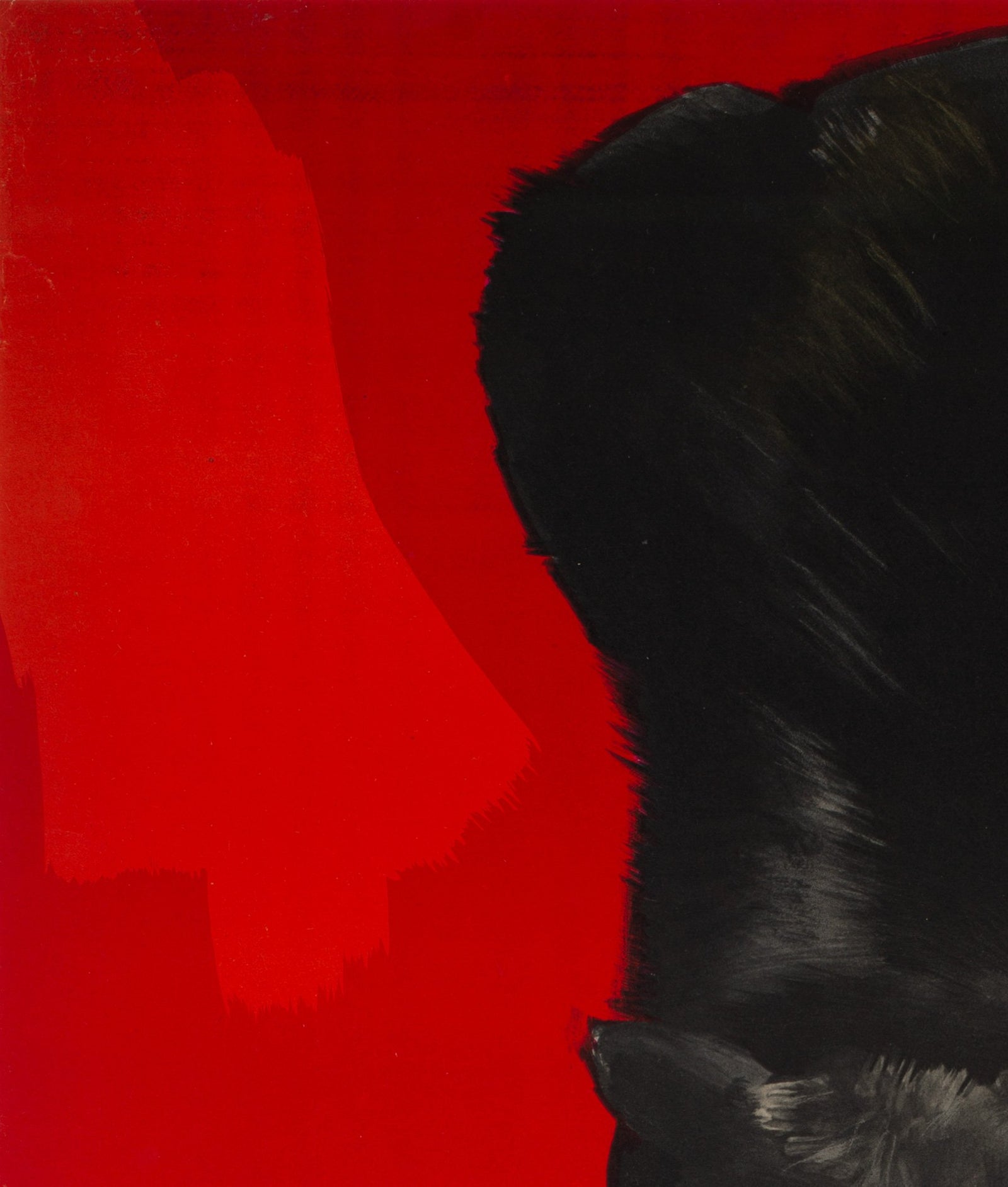 CYRK Tightrope Balancing Bear 1960s Polish Circus Poster, Syska - detail