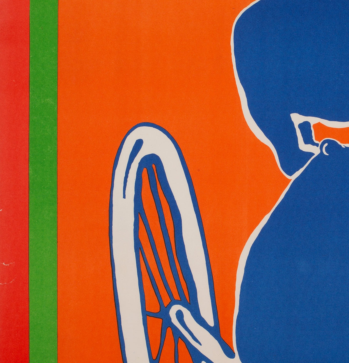CYRK Traveling Bears 1970 Polish Circus Poster, Horodecki - detail