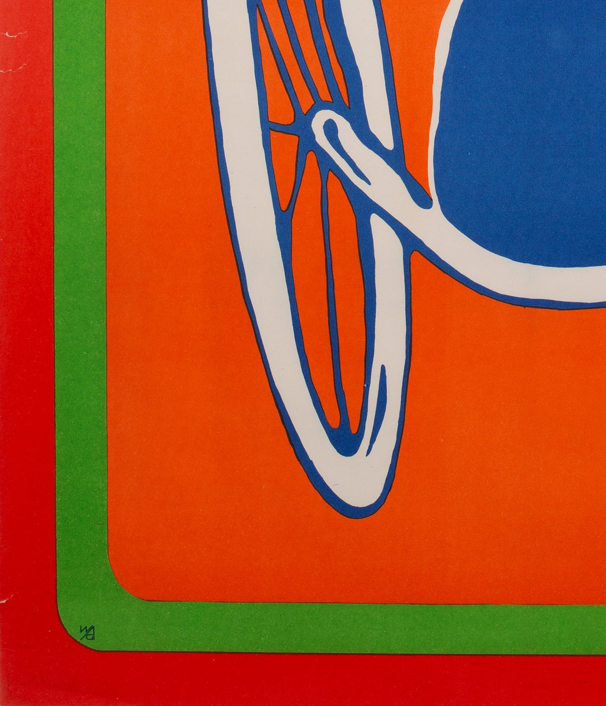 CYRK Traveling Bears 1970 Polish Circus Poster, Horodecki - detail