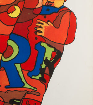 Polish CYRK Poster - Unicycle Gents 1974, Sawka