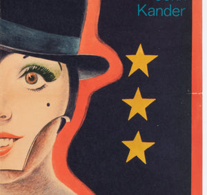 Cabaret 1975 East German A1 Film Movie Poster, Gruttner - detail