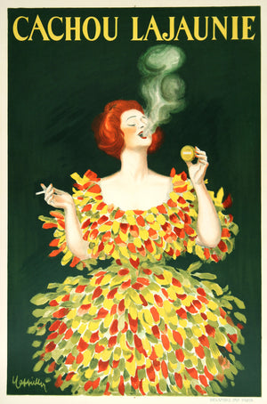 Cachou Lajaunie 1922 Vintage French Sweets Advertising Poster, Leonetto Cappiello