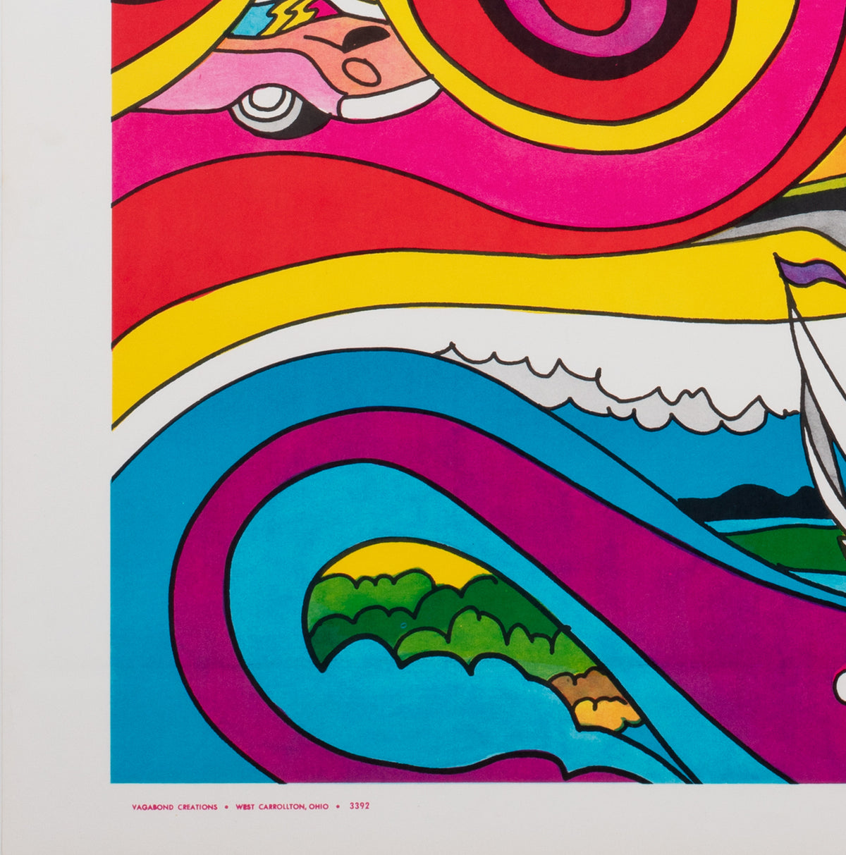 Chicago Libra 1970s American Poster - detail