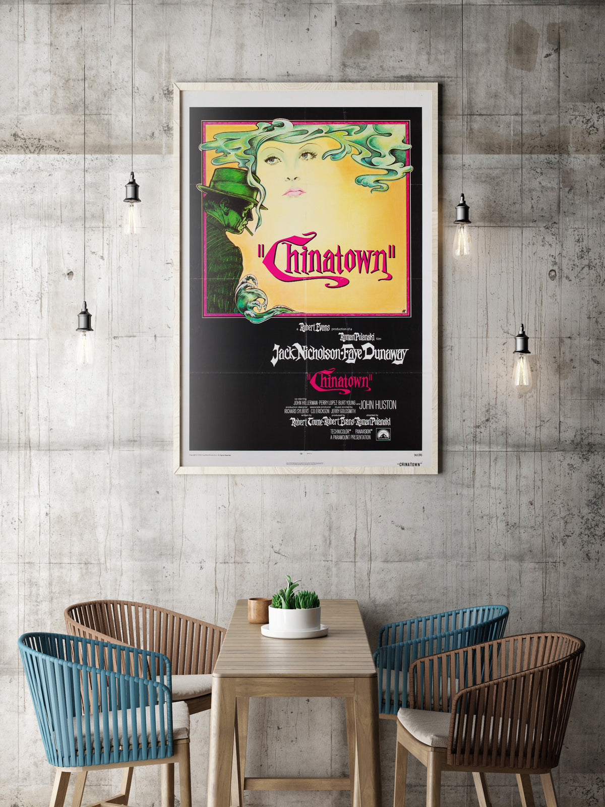 Chinatown 1974 US 1 Sheet Film Movie Poster, Pearsall