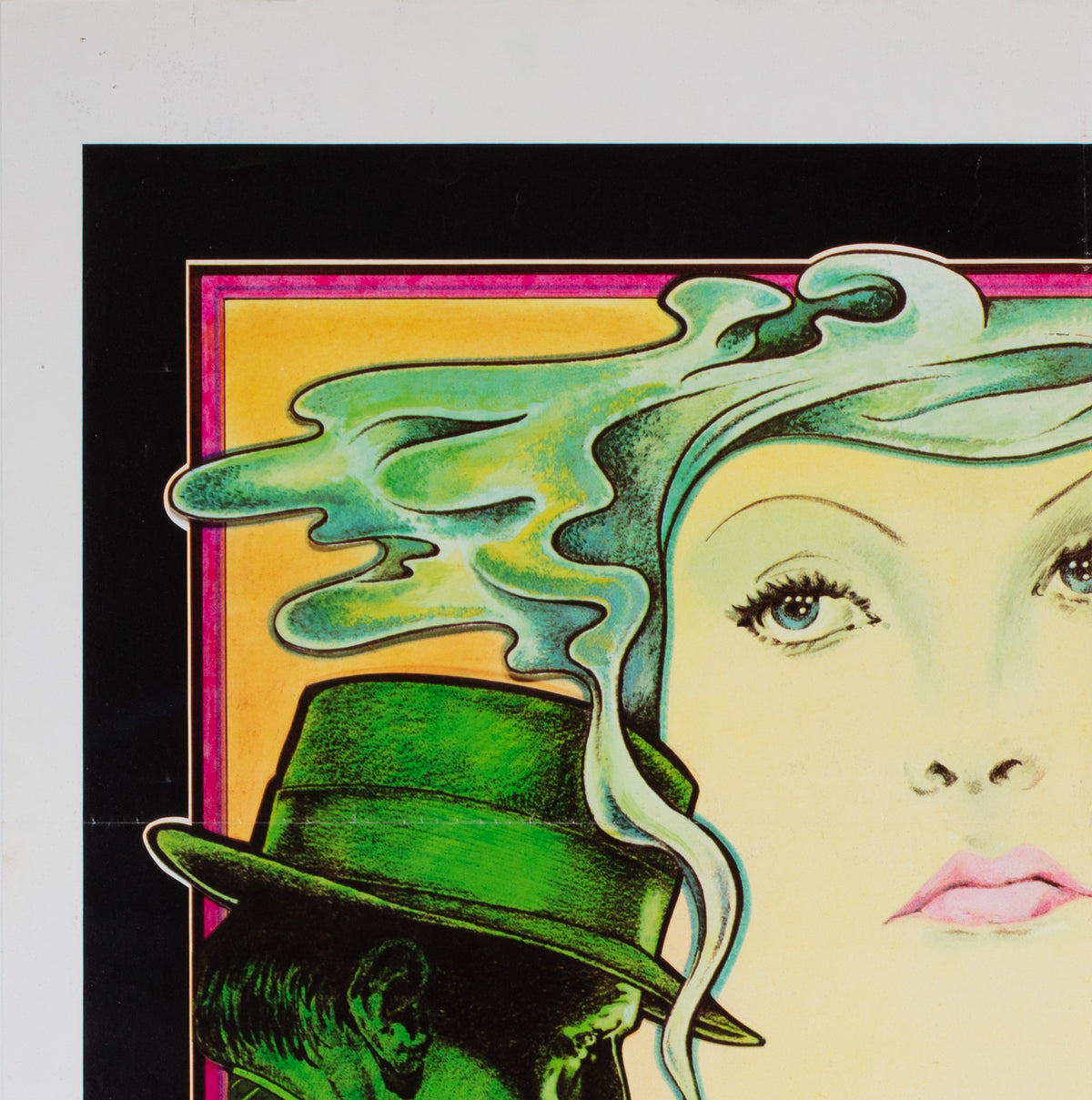Chinatown 1974 US 1 Sheet Film Movie Poster, Pearsall - detail