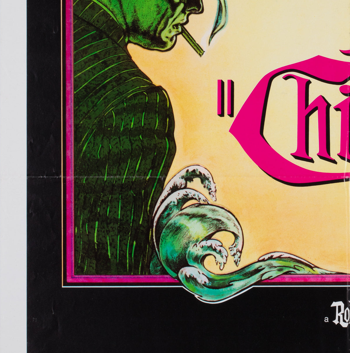 Chinatown 1974 US 1 Sheet Film Movie Poster, Pearsall - detail