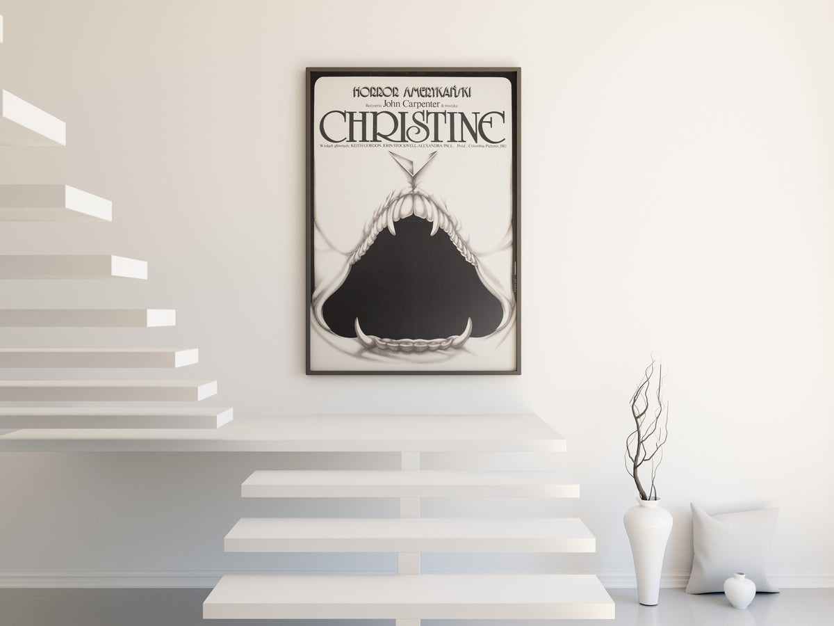 Christine 1985 Polish B1 Film Poster, Jakub Erol