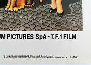 Cinema Paradiso 1989 Italian 2 Foglio Film Poster, Cecchini - detail